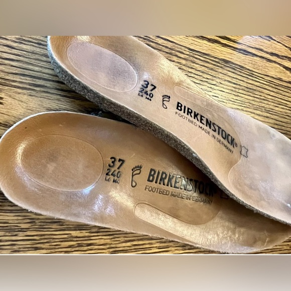 Birkenstock Womens Size 6 EU 37 Ankle Bootie Boots Sarnia Taupe Leather Side Zip - Picture 8 of 8